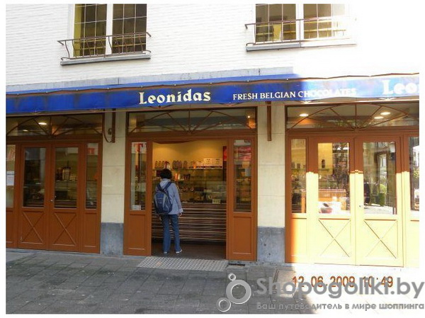 Магазины шоколада Leonidas в Бельгии