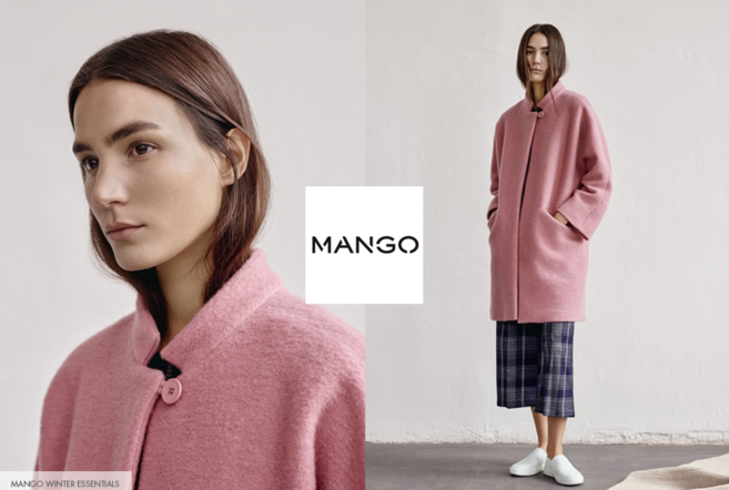 Скидки 25% на пальто Mango