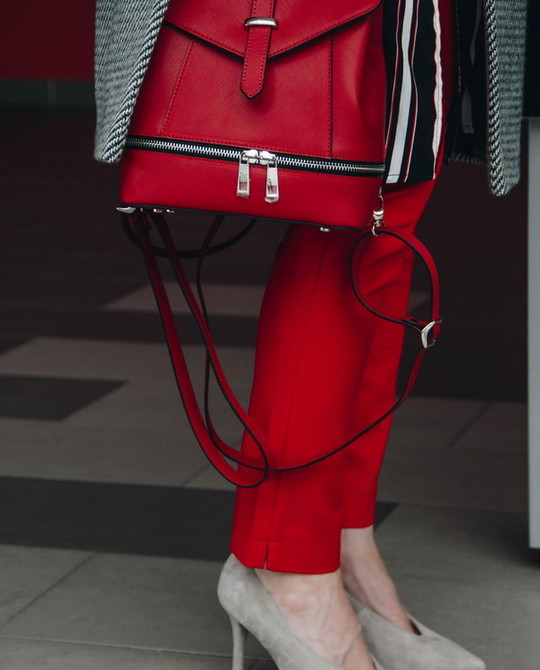 Красный рюкзак Galanteya