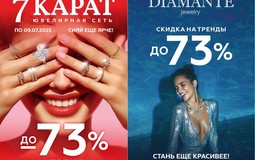 От 20 руб. В «7 КАРАТ» и DIAMANTE упали до 73% цены на трендовые украшения
