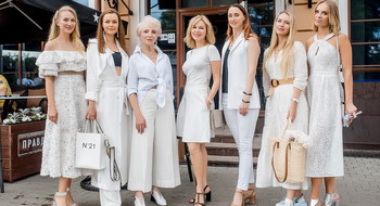 White party на Зыбицкой: фоторепортаж с PRETAPORTAL Fashion Coffee в гастробаре «Правда»