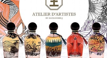 Перфоманс новой коллекции ароматов бренда  Alexandre.J.