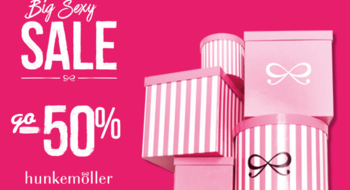 Скидка до 50% на белье и домашнюю одежду в Hunkemoller!