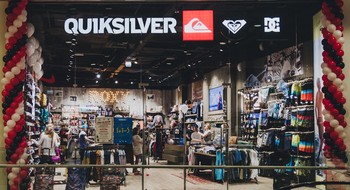 Открытие первого концептуального магазина QUIKSILVER в ТЦ “Дана Молл”